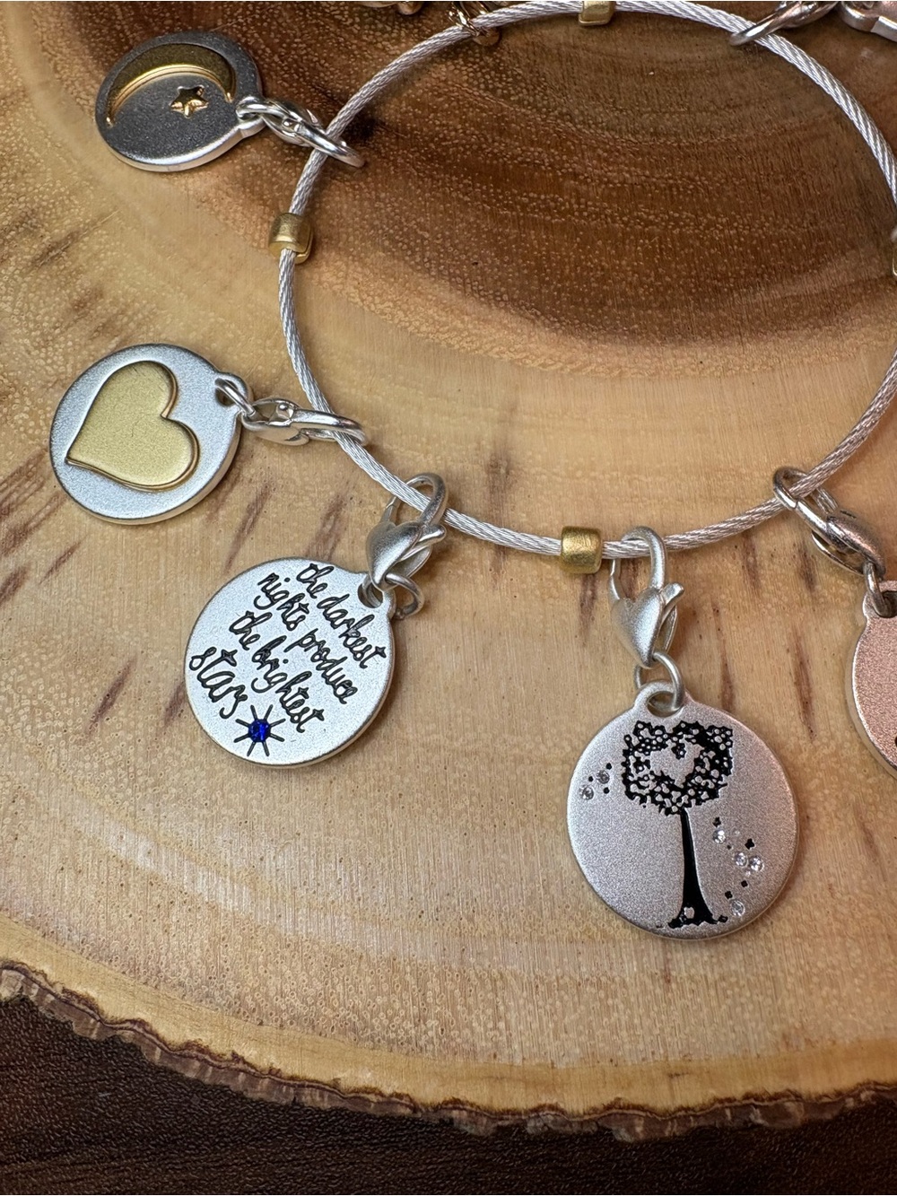 Vintage Silver Charm Bracelet with Red Accent Minnie Charm♥️ - Picture 6 of 12